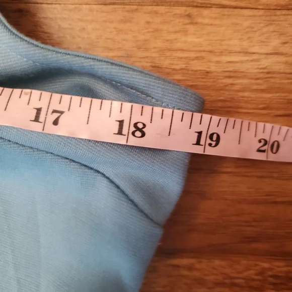 VINTAGE Forever 21 Midi Dress Large Blue Sleeveless - Picture 5 of 7